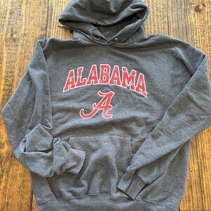 Champion Alabama Crimson Tide Pullover Hoodie - Gray and Red